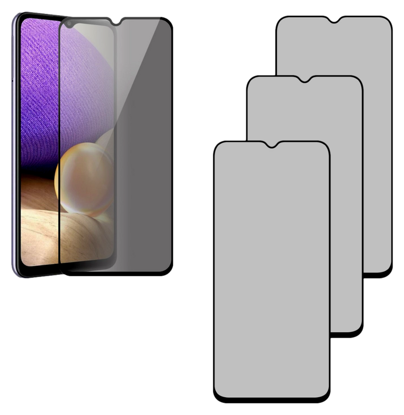 3 Stk. Skærmbeskyttelse / Privacy Glas til Samsung Galaxy A32 5G