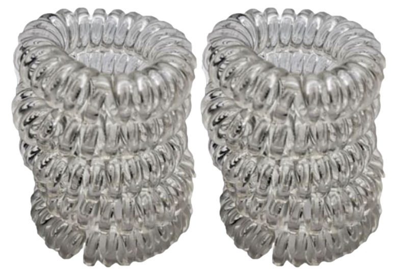 10-Pak Spiral Hårelastikker
