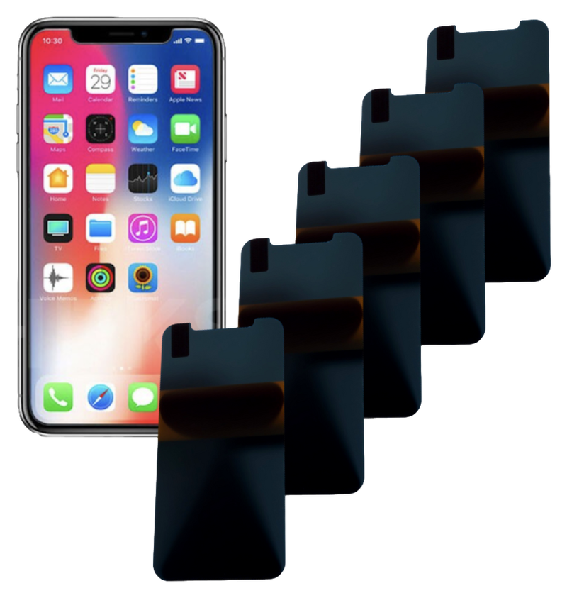 5 Stk. Skærmbeskyttelse / Privacy Glas til iPhone 12 / 12 Pro