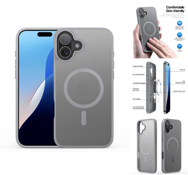 iPhone 16 cover forside visning