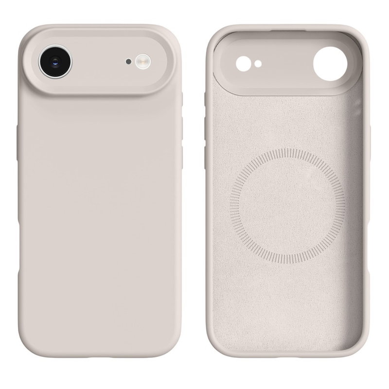 iPhone Air Cover - MagSafe, silikone og blød inderside - Hvid