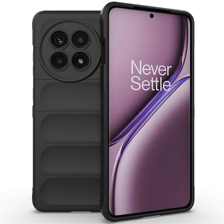 OnePlus 13R Wave Silikone Cover - Sort