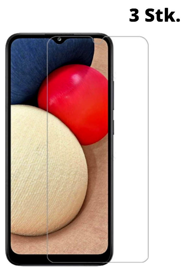 3 Stk. Skærmbeskyttelse / Hærdet Beskyttelsesglas til Samsung Galaxy A02s