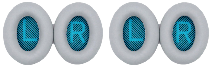 2 sæt Stk Ørepuder til Bose QuietComfort 35 / 35 II Grå