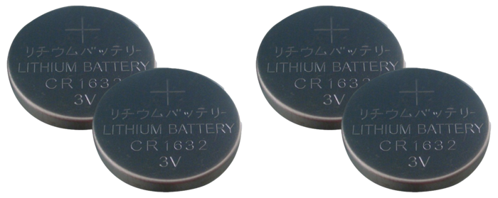 2x 2 stk. Batteri til Garmin Vivofit 1 / 2