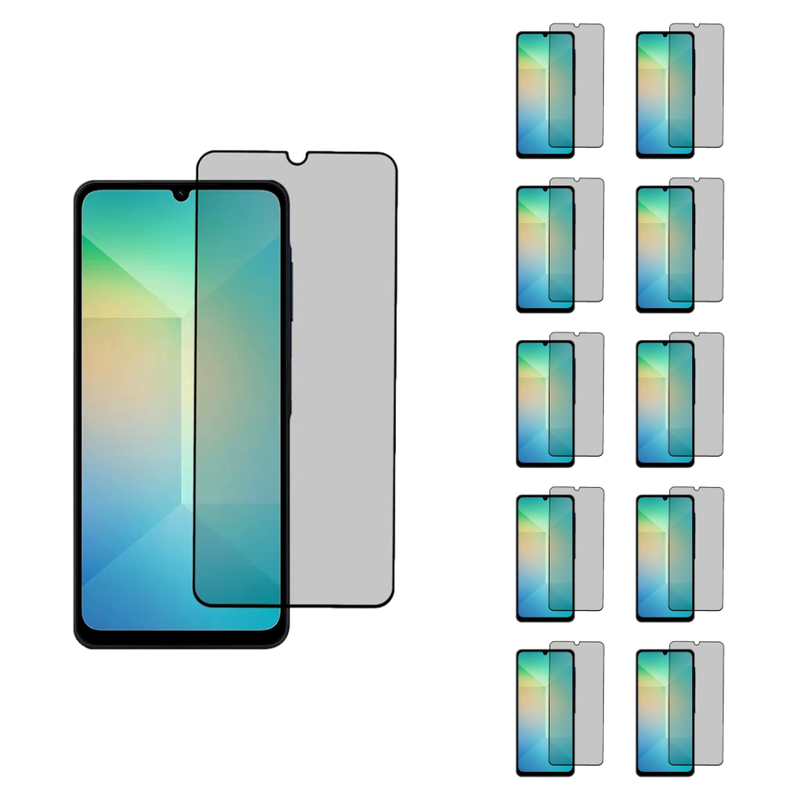10 stk. Samsung Galaxy A06 Beskyttelsesglas med Privatlivsfunktion