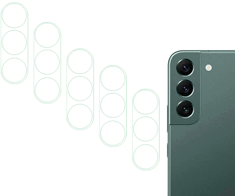 5 stk Kamera Skærmbeskyttelse / Beskyttelsesglas til Samsung Galaxy S23 / S23 Plus
