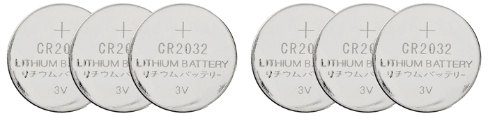 2x 3-Pak Batteri til Apple AirTag