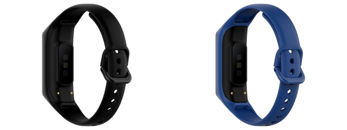 Pakke m. Silikone rem til Samsung Galaxy Fit 2 - R220 Sort & Silikone rem til Samsung Galaxy Fit 2 - R220 Mørkeblå