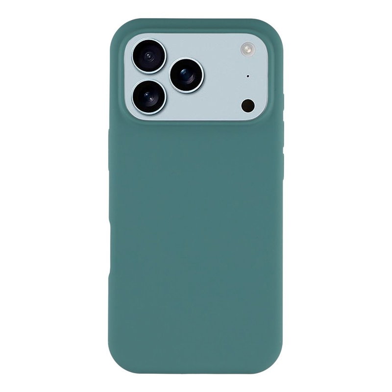 iPhone 17 Pro Silikone Cover Med Blød Inderside - Grøn