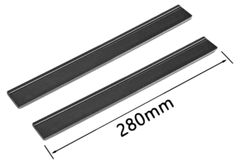 2-Pak Gummiliste til Kärcher WV1 / WV2 / WV5 / WV6 Vinduesvasker-280mm