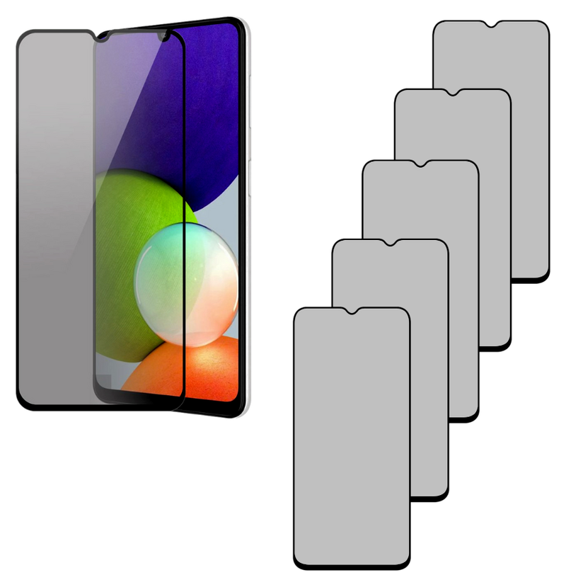 5 stk Skærmbeskyttelse / Privacy Glas til Samsung Galaxy A22 5G