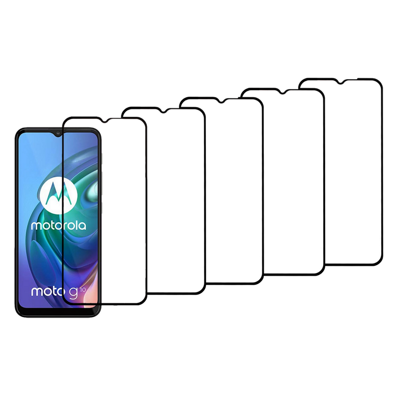 5 Stk. 3D Skærmbeskyttelse / Beskyttelsesglas til Motorola Moto G10 / G20 / G30