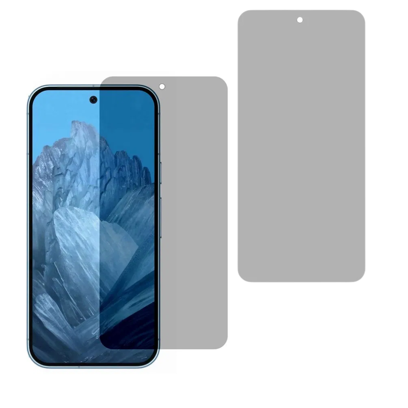 2 stk. Google Pixel 9 / 9 Pro Privacy Beskyttelsesglas / Skærmbeskyttelse