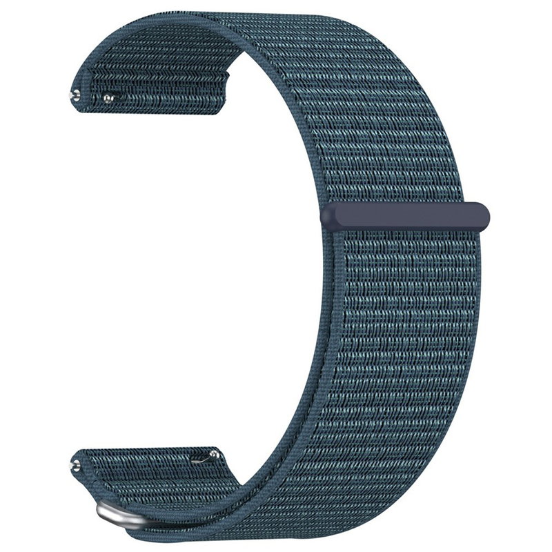 Garmin Venu X1 Rem i Nylon med Justerbar Velcro Lukning - Blå Grøn