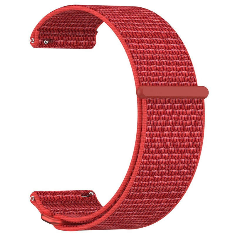 Garmin Venu X1 Rem i Nylon med Justerbar Velcro Lukning - Rød