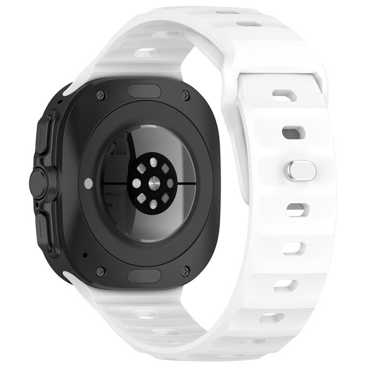 Samsung Galaxy Watch Ultra 47mm Silikone Rem - Hvid