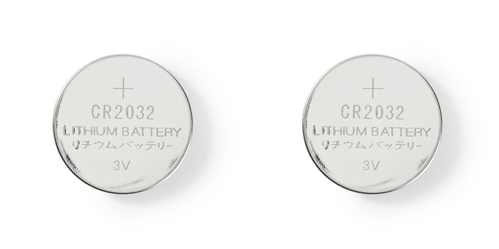 2x CR2032 Knapcelle Batteri