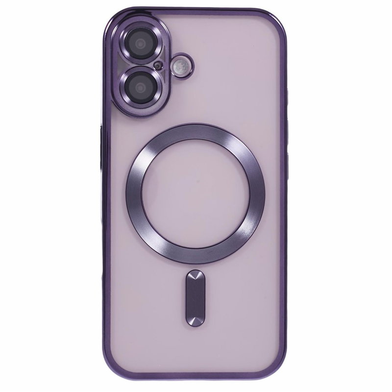 iPhone 16 MagSafe Cover - mat med kamerabeskyttelse - Lilla