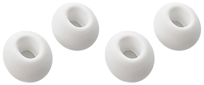 2x Ørepropper til Apple AirPods Pro Hvid
