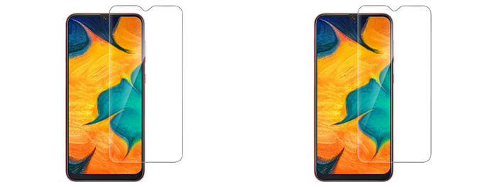 2 Stk Beskyttelsesglas / Skærmbeskyttelse / Glas til Samsung Galaxy A42 5G