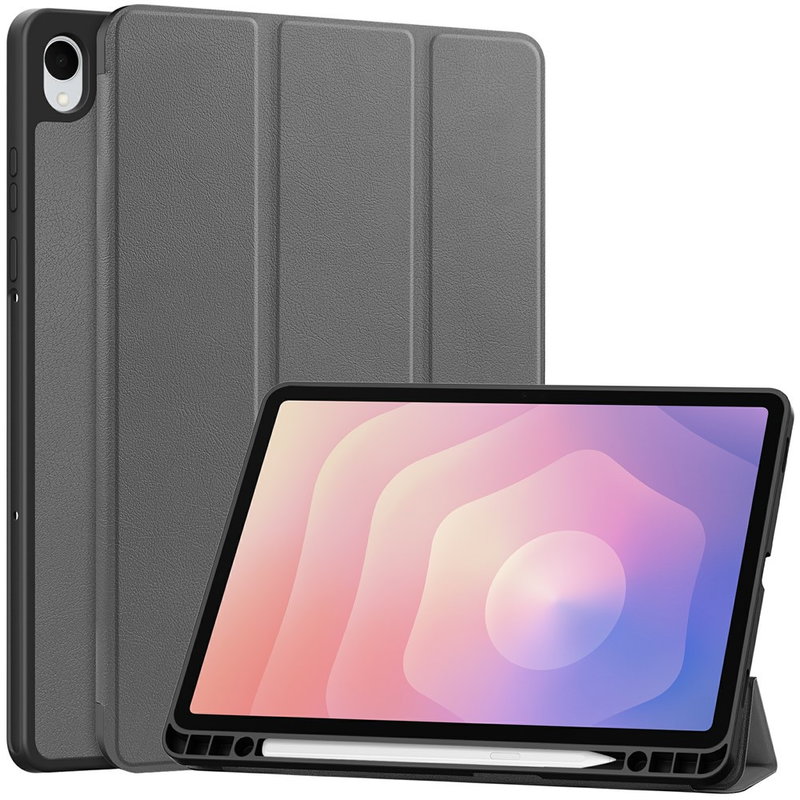 Tri-Fold / Flip Cover til Samsung Galaxy Tab S11 med Holder til Pen