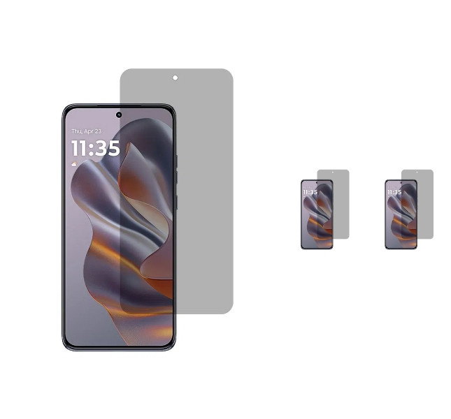 2 stk. Motorola Edge 50 Neo Beskyttelsesglas / Skærmbeskyttelse / Privacy Glas