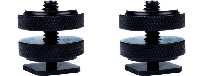 2x Hot Shoe Mount / Adapter