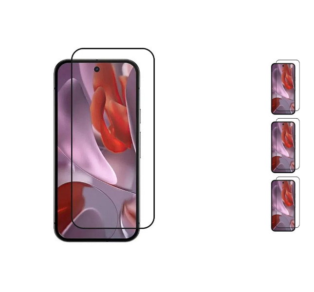 3 stk. Google Pixel 9a Skærmbeskyttelse / 3D Beskyttelsesglas
