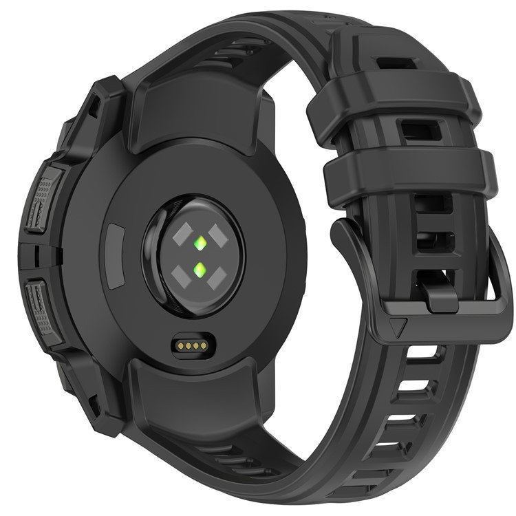 Garmin Instinct 3 (45 mm) Silikone Rem - Sort