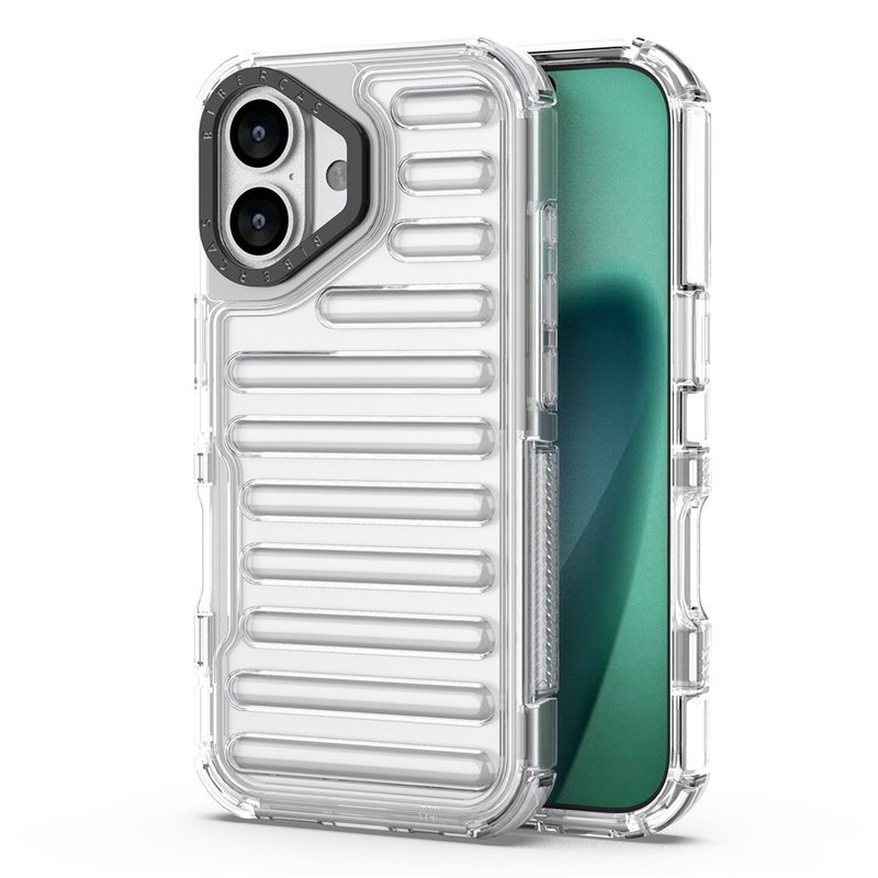iPhone 17 Cover med Dobbeltlags Beskyttelse - Gennemsigtig