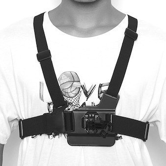 Pakke m. Chest Strap Mount til GoPro & Quick Release Buckle / Mount til GoPro