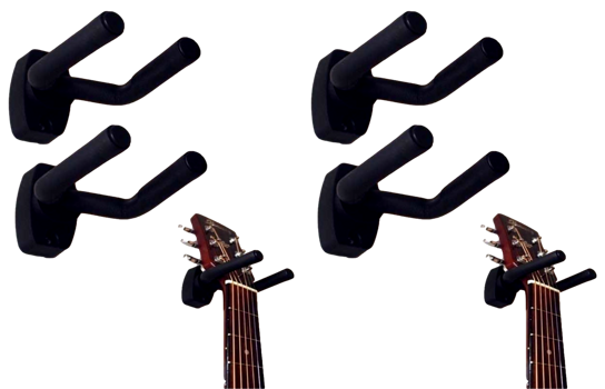 2x 2 Stk Guitar Ophæng til Væg med Skruer