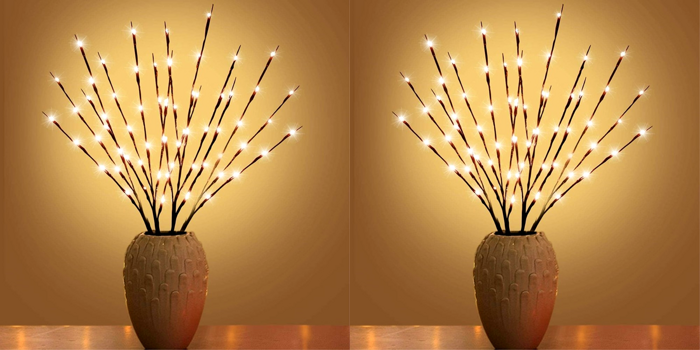 2x Grene med Lys - 20 LED