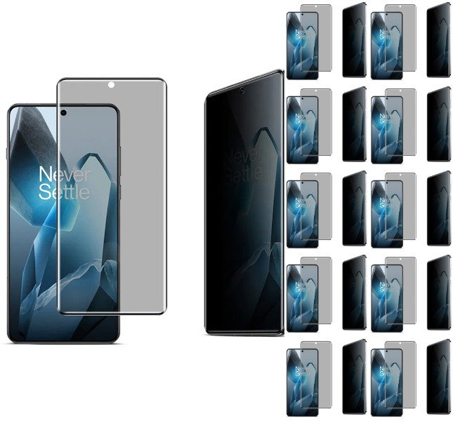 10 stk. OnePlus 13 Privacy Glas / Beskyttelsesglas / Skærmbeskyttelse