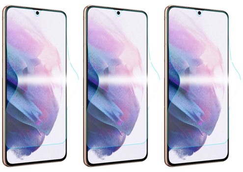 3x Beskyttelsesfilm til Samsung Galaxy S21