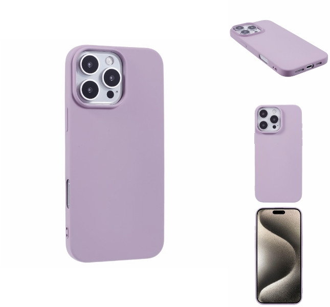 Billede af lilla iPhone 16 Pro Max beskyttelsescover