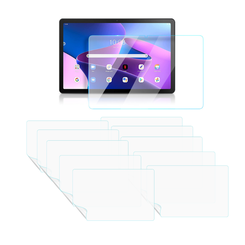 10 Stk. Skærmbeskyttelse / Beskyttelsesfilm til Lenovo Tab M10 Plus 3. Gen (TB125 / TB128)