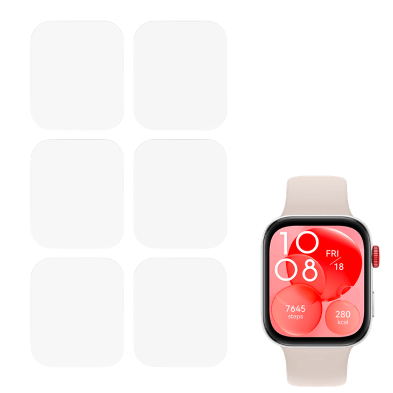 6 stk. Beskyttelsesfilm til Huawei Watch Fit 3 / 4 / 4 Pro