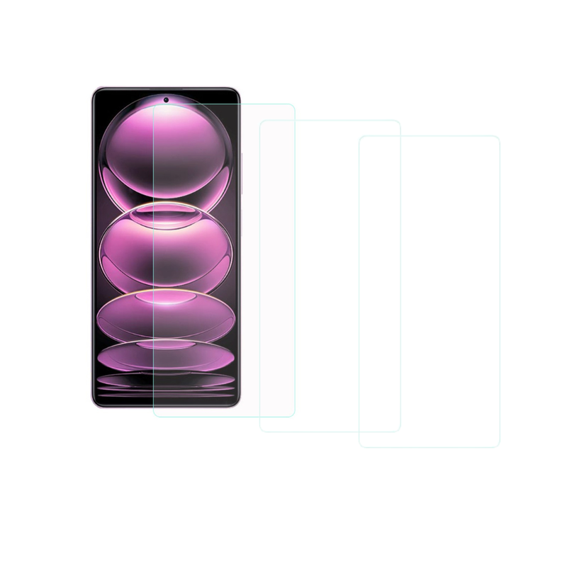 3 Stk Beskyttelsesglas / Skærmbeskyttelse / Glas til Xiaomi Redmi Note 12 Pro 5G
