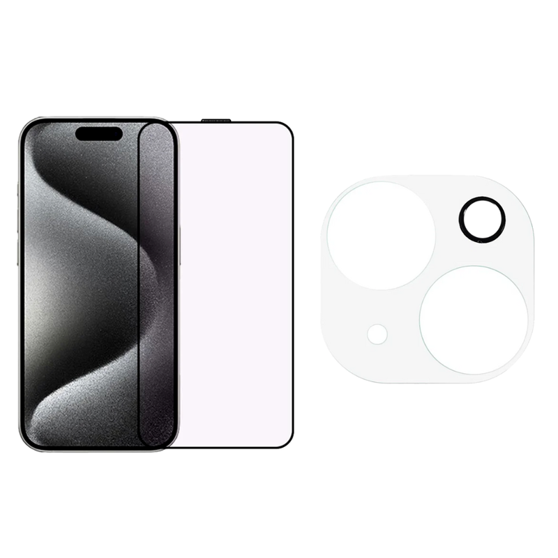 Pakke m. Kamera Skærmbeskyttelse / Beskyttelsesglas til iPhone 14 / 14 Plus & 3D Skærmbeskyttelse / Beskyttelsesglas til iPhone 14 Plus
