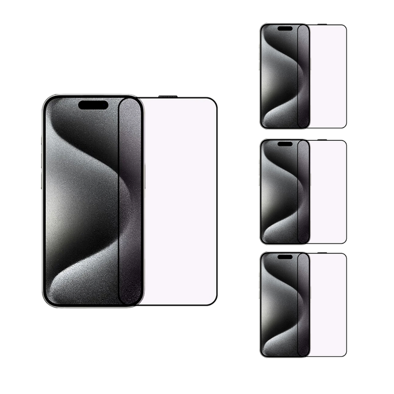 3 stk. iPhone 16 Pro Beskyttelsesglas / Skærmbeskyttelse / 3D Glas