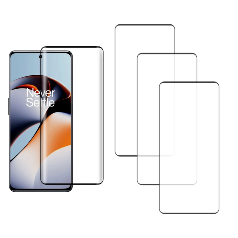 3 stk Buet Beskyttelsesglas med Kant / Skærmbeskyttelse til OnePlus 12R 5G