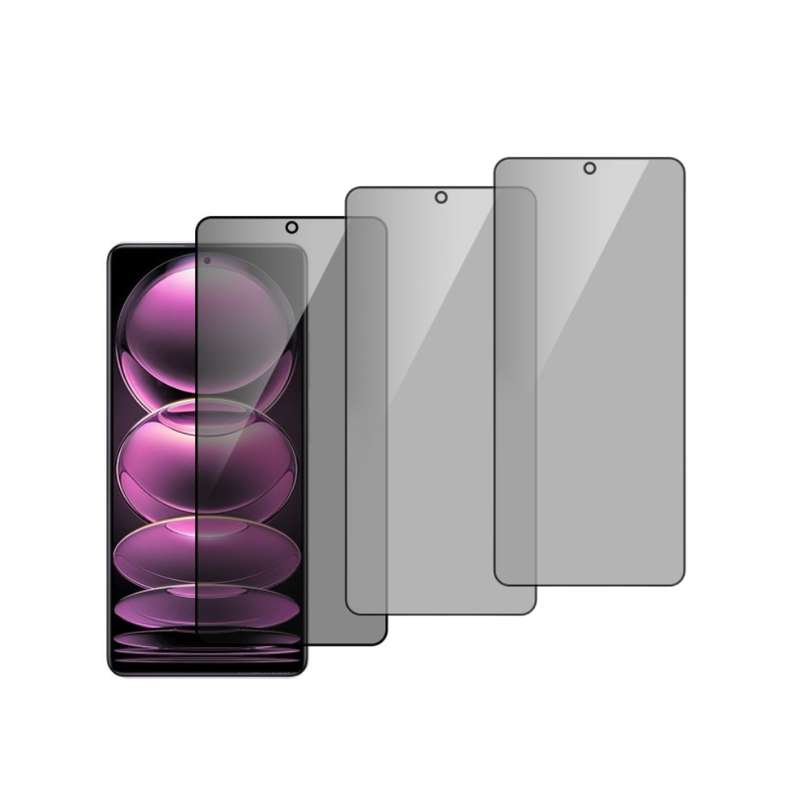 3 Stk Skærmbeskyttelse / Privacy Glas til Xiaomi Redmi Note 12 Pro 5G