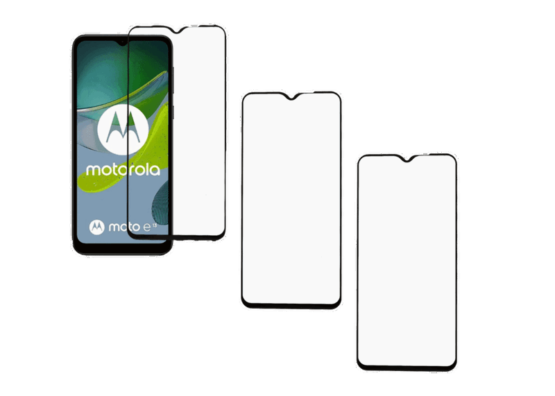 3 stk Beskyttelsesglas / Skærmbeskyttelse / 3D Glas til Motorola Moto E13
