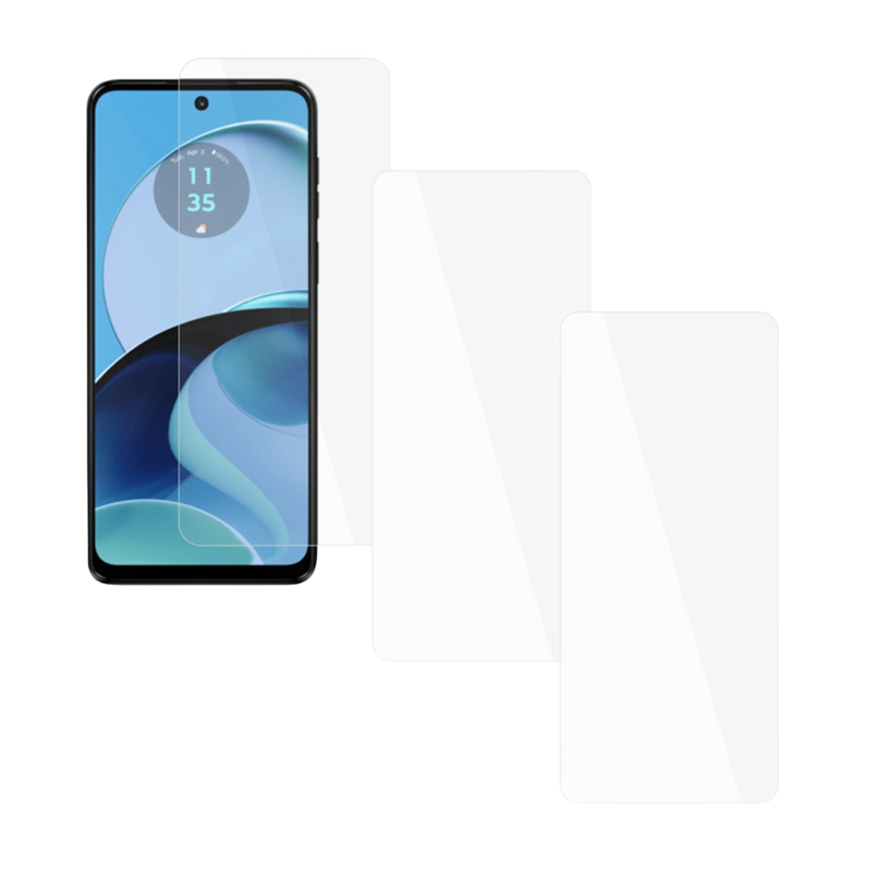 3 stk Skærmbeskyttelse / Beskyttelsesglas / Hærdet Glas til Motorola Moto G14