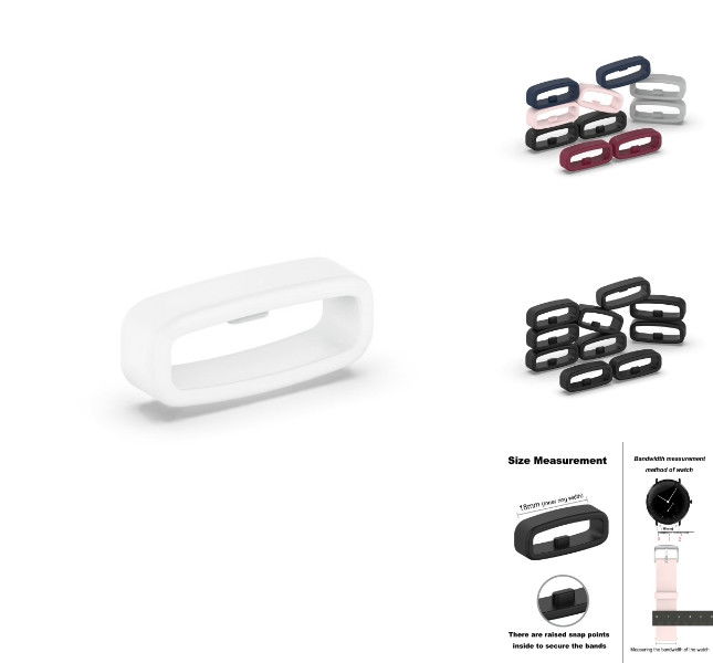 Silikone urremholder 18mm hvid