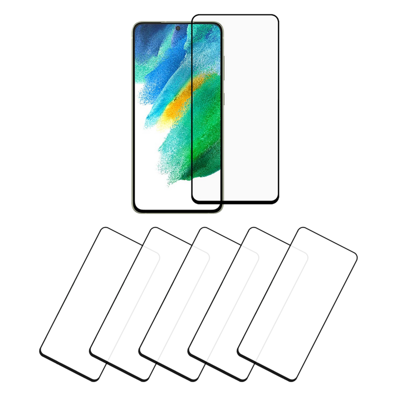 5 Stk 3D Skærmbeskyttelse / Hærdet Beskyttelsesglas til Samsung Galaxy S21 FE