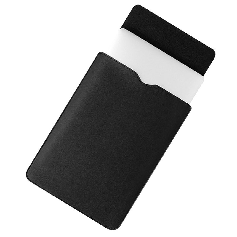 MacBook 13" Computer Sleeve - vandafvisende kunstlæder - Sort