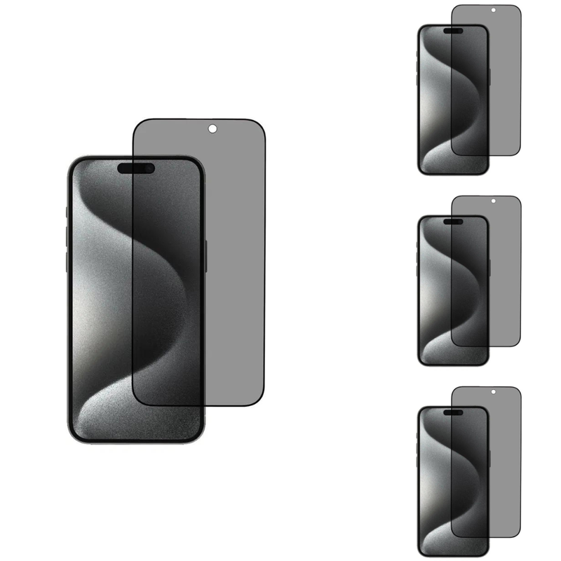 3 stk. iPhone 16 Beskyttelsesglas / Skærmbeskyttelse / Privacy Glas 